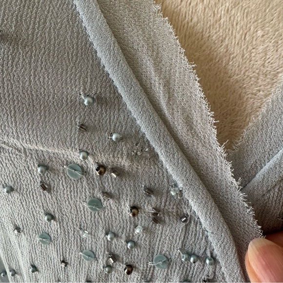 Free People winter solstice wrap mini dress size 4 NWT - Picture 9 of 14